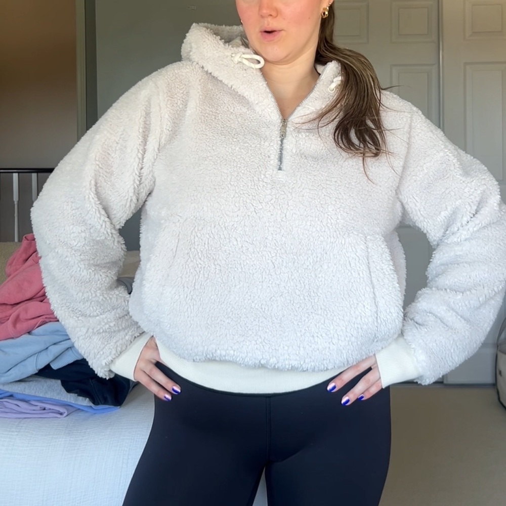 Lululemon Textured Fleece 1/2 Zip